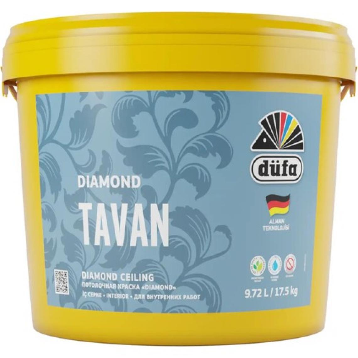 Düfa Diamond Mat Tavan Boyası Beyaz 17.5 l