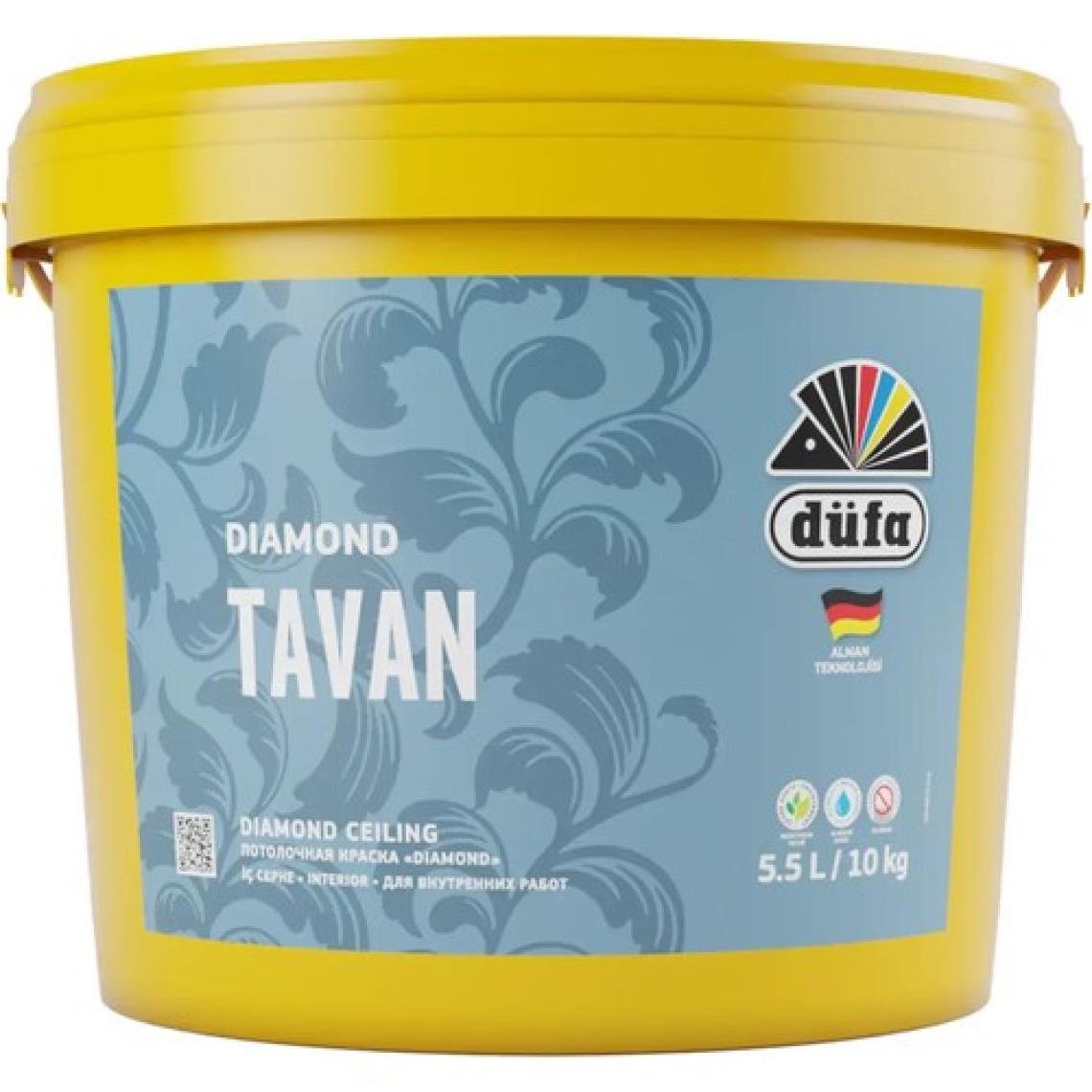 Düfa Diamond Mat Tavan Boyası Beyaz 10 kg
