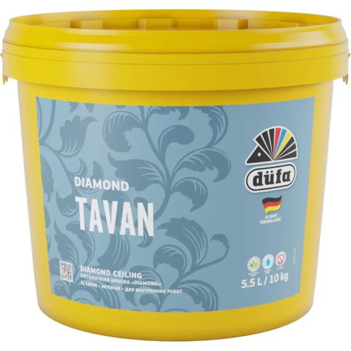 Düfa Diamond Mat Tavan Boyası Beyaz 10 kg