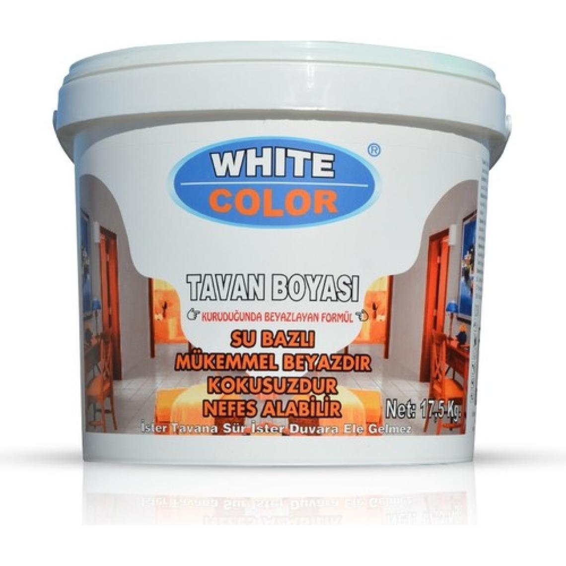 White Color 17,5 kg Tavan Boyası