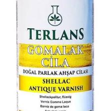 Terlans Doğal Ahşap Cilası Gomalak 250 ml Antik Vernik