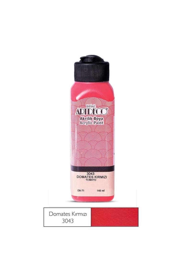 Akrilik Boya 140 Ml. Domates Kırmızı Lv-y-070r-3043