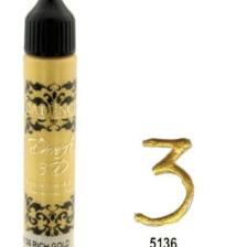 5136 Dora 3d Boyutlu Boncuk Boya 5136 Rıch Gold