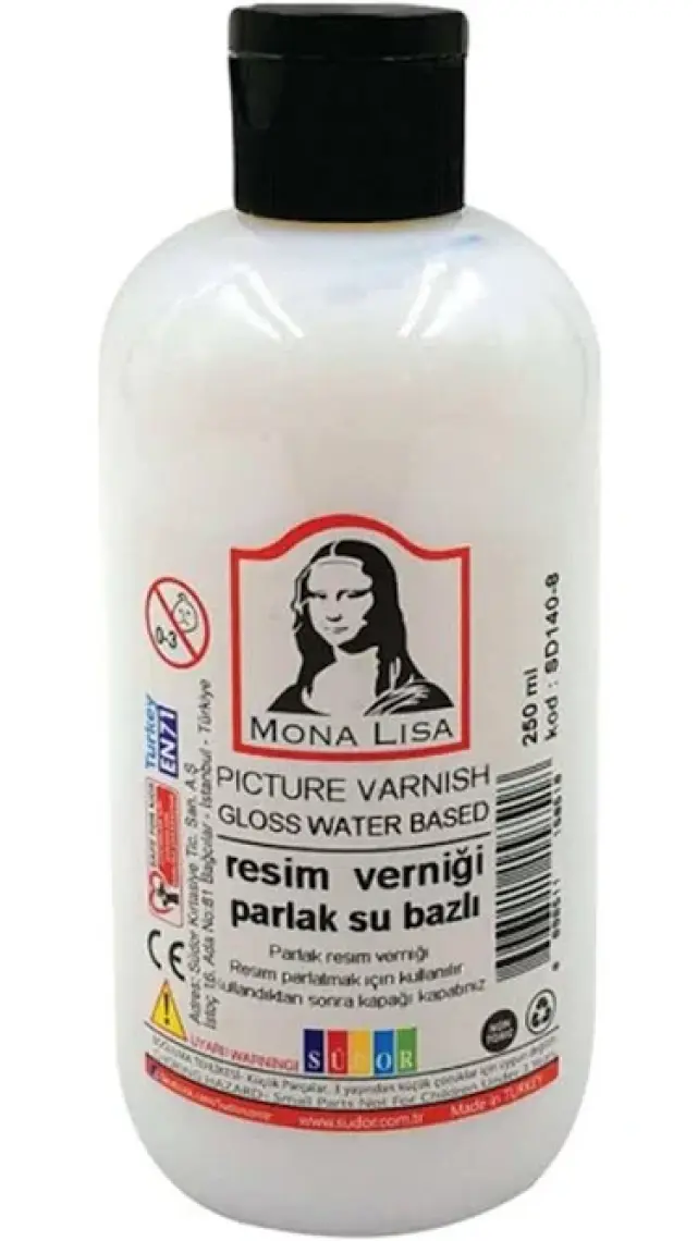 Mona Lisa Parlak Vernik Su Bazlı 250 ml