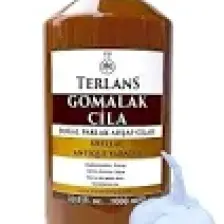 Terlans Doğal Ahşap Cilası Gomalak 1000 ml Shellac + Sürme Topu