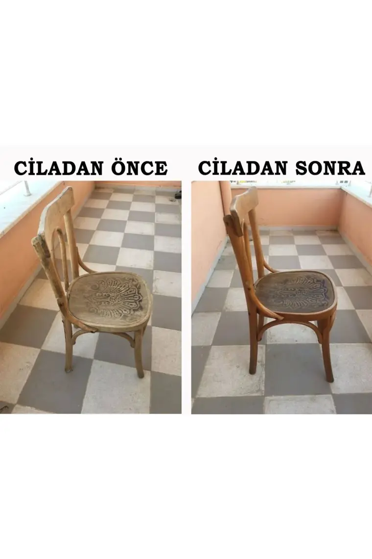 Terlans Doğal Ahşap Cilası Gomalak 1000 ml Shellac + Sürme Topu