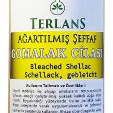 Terlans Ağartılmış Şeffaf Gomalak Cilası 250 ml - Bleached Shellac