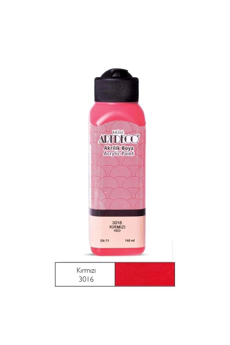 Akrilik Boya 140 ml Kırmızı