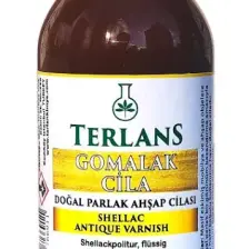 Terlans Doğal Ahşap Cilası Gomalak 100ml Antik Vernik - Shellac