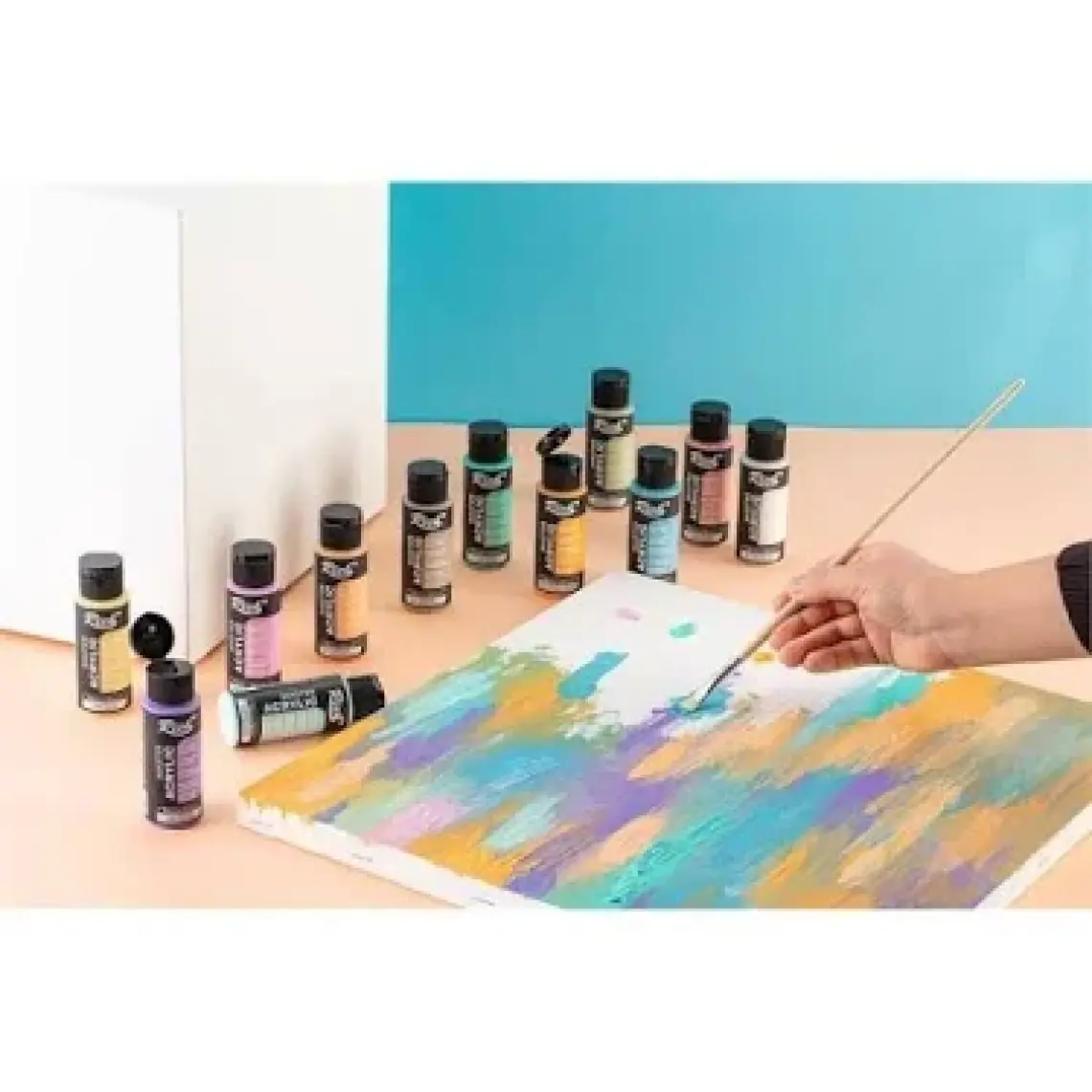 Mastermix Akrilik Boya Pastel Renkler 12x60cc