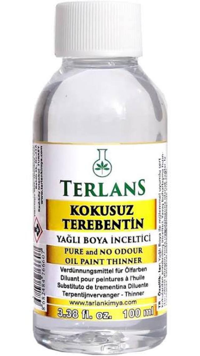 Terlans Kokusuz Terebentin 100 ml Odourless Oil Paint Thinner