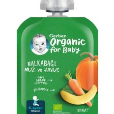 Organik Muzlu Ve Havuçlu Balkabağı Püresi 90 gr