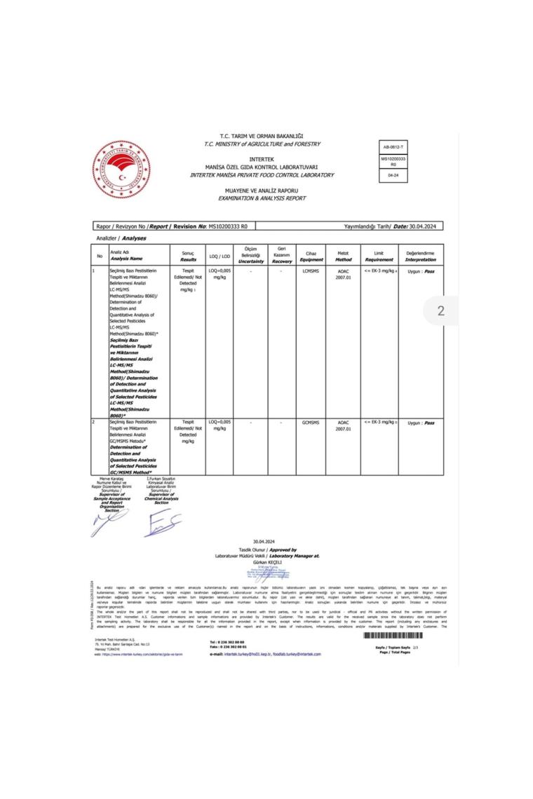 2'li Organik Bebek Tarhanası +6 Ay