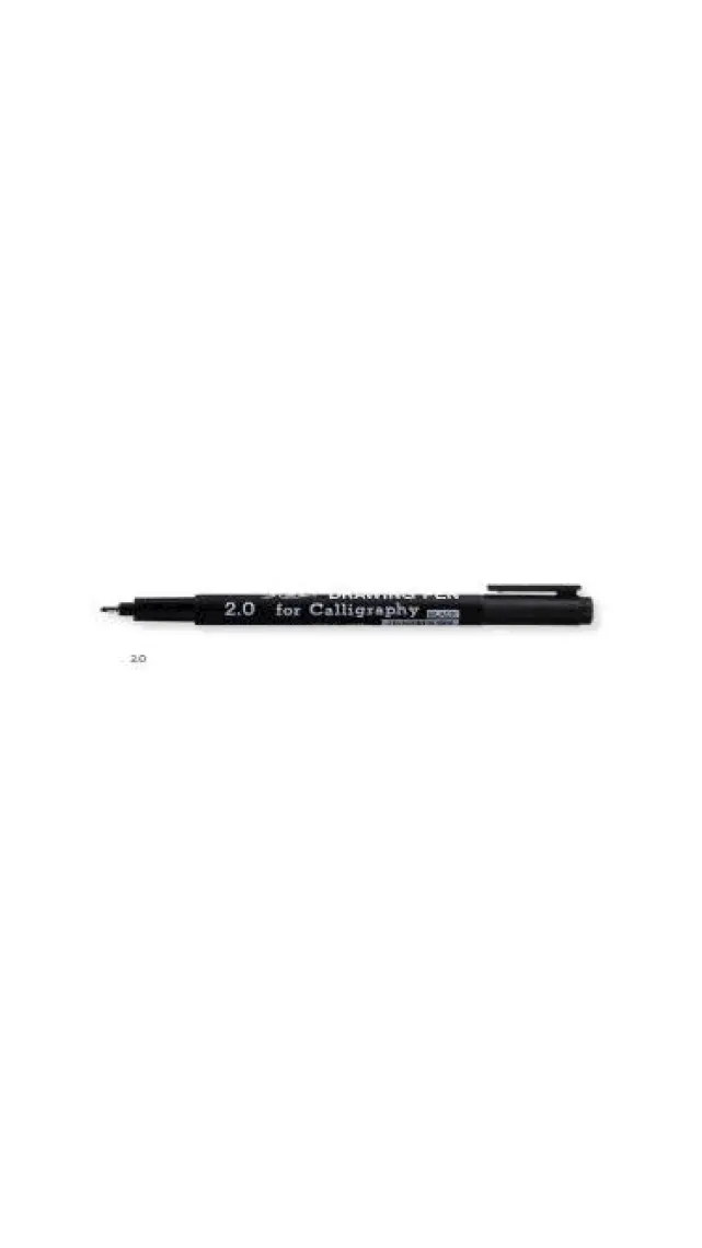 Snowman Calligraphy Pen Yan Kesik Kaligrafi Kalemi  Siyah
