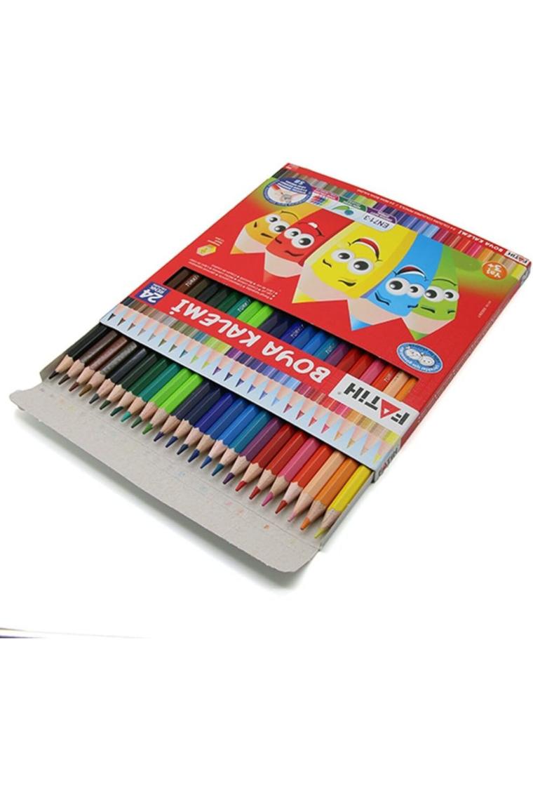 24'lü Tam Boy Kuru Boya Karton Kutu / 33225