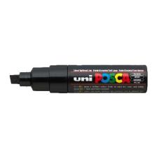 Uni Posca Pc-8k Boyama Markörü 8 mm Kesik Uç Siyah