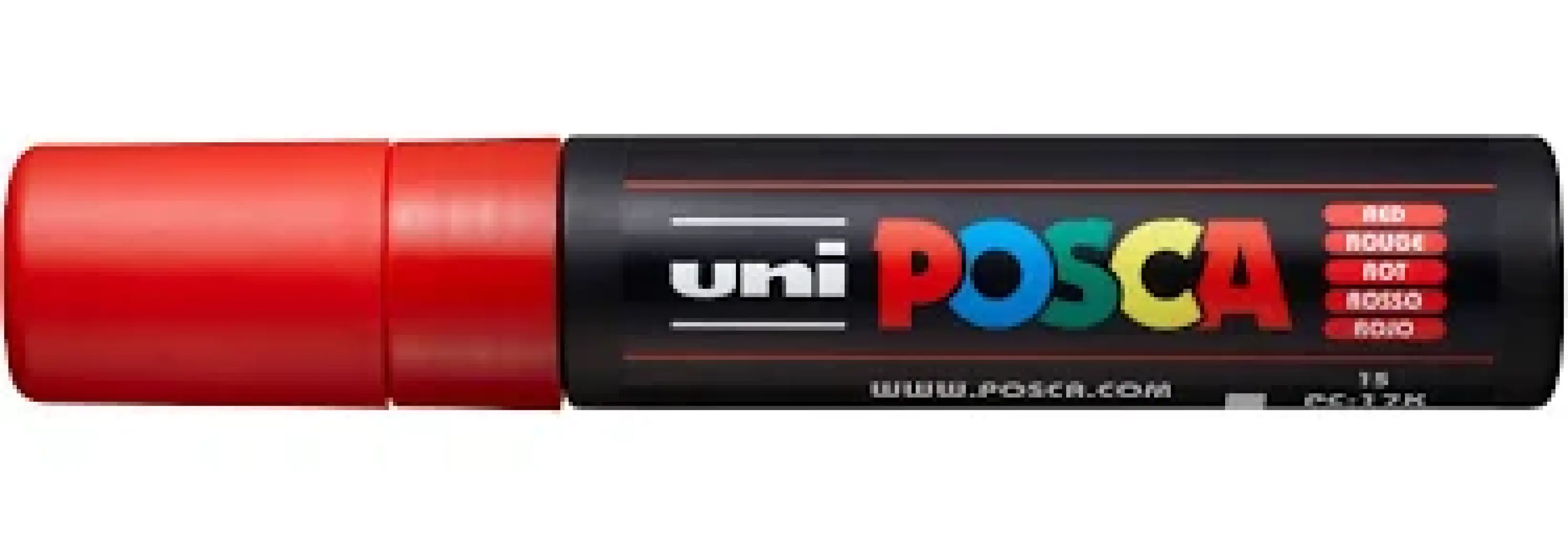 Uni Posca Marker Pc-7m Bold 4.5-5.5 mm Red