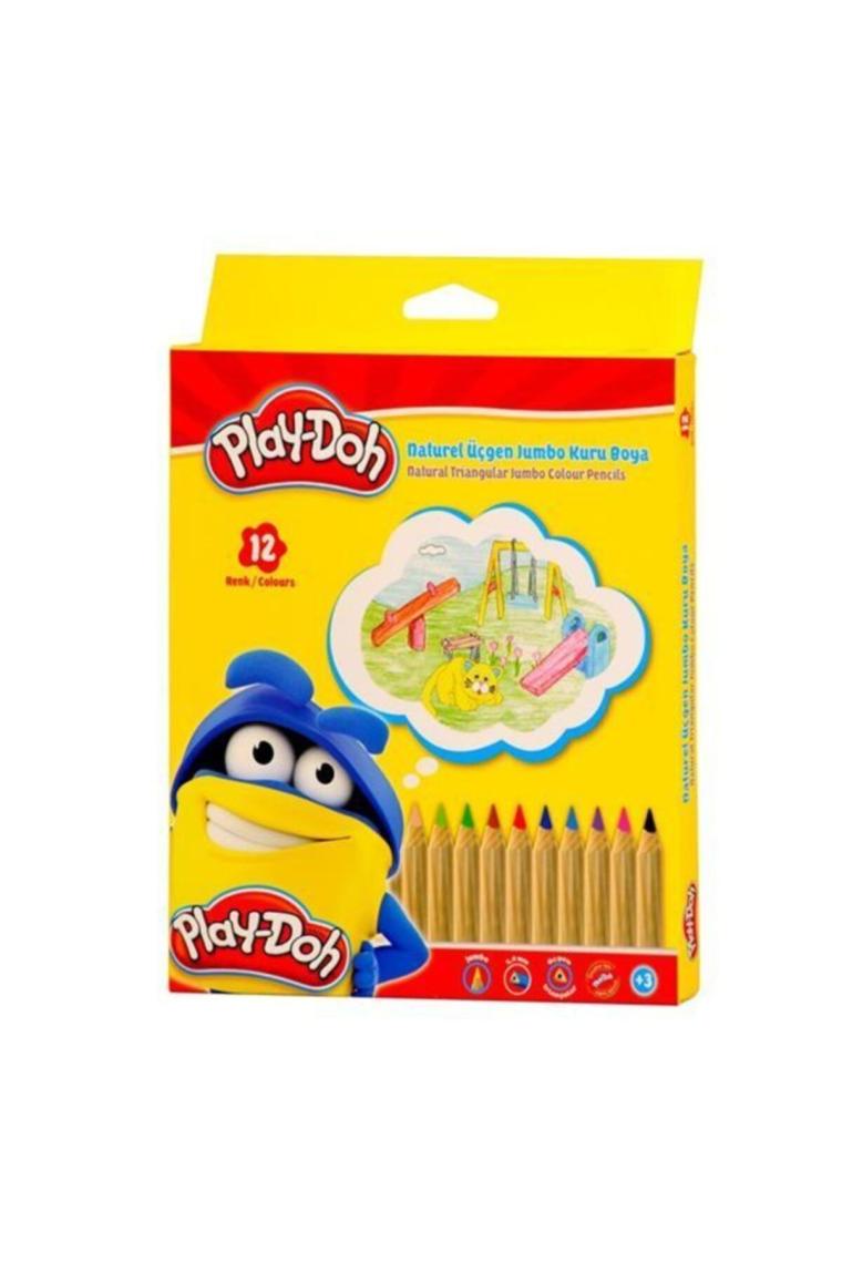 Play-doh Kuruboya Naturel Jumbo 12 Renk