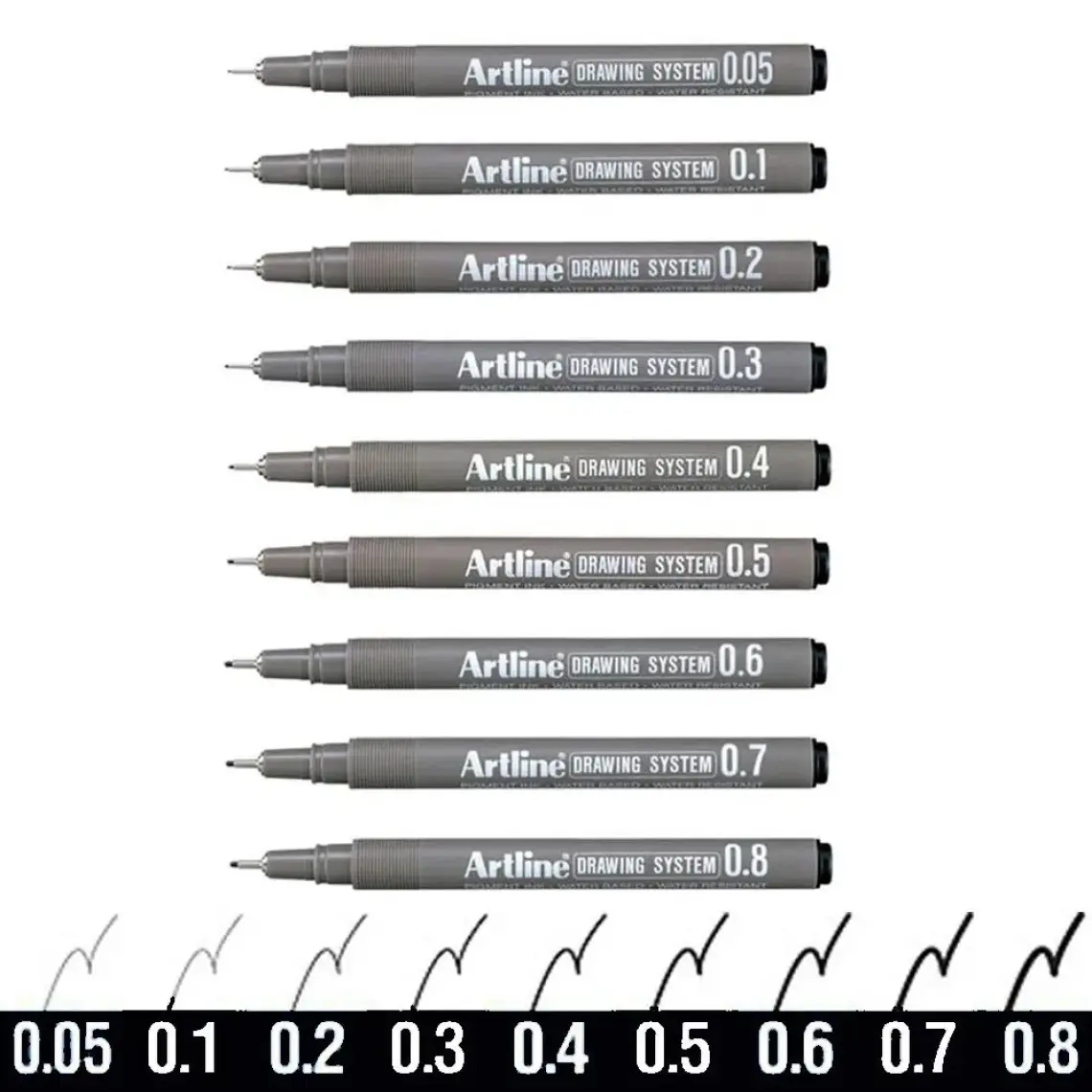 Artline Drawing System Teknik Çizim Kalemi 0.3 mm Siyah