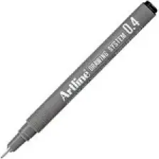 Artline Drawing System Teknik Çizim Kalemi 0.4 mm Siyah