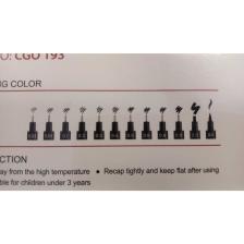 Cengo Pigment Marker Teknik Çizim Kalemi , Tüm Dereceler 12 Li Set Siyah