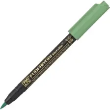 Zig Fudebiyori Metallic Brush Marker Yeşil