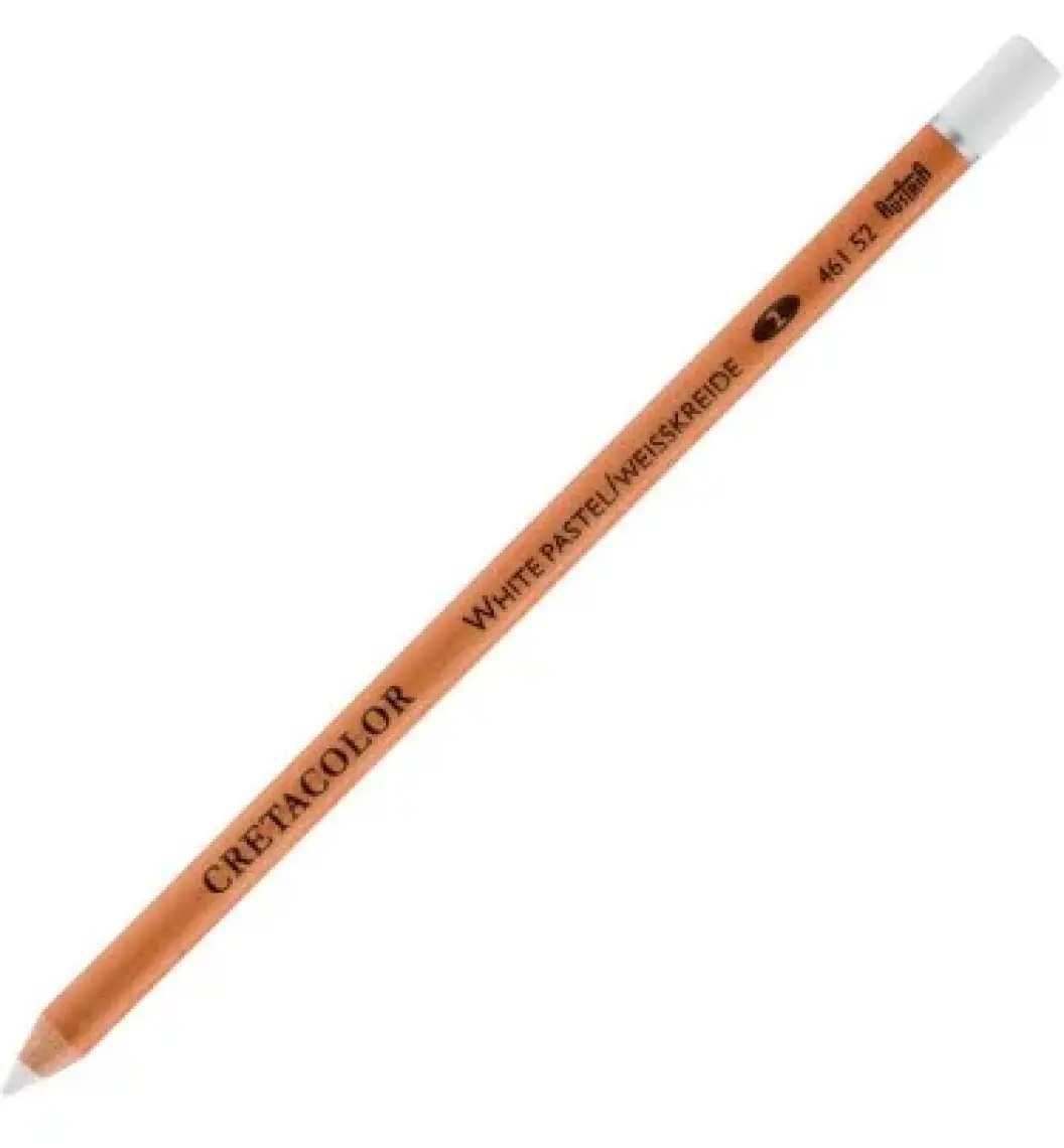 Cretacolor White Chalk Pastel Pencil Beyaz Füzen Kalem Medium