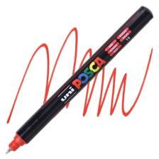 Ball Posca 0.7mm Fine Poster Markörü Kırmızı (4) / Pc1mr
