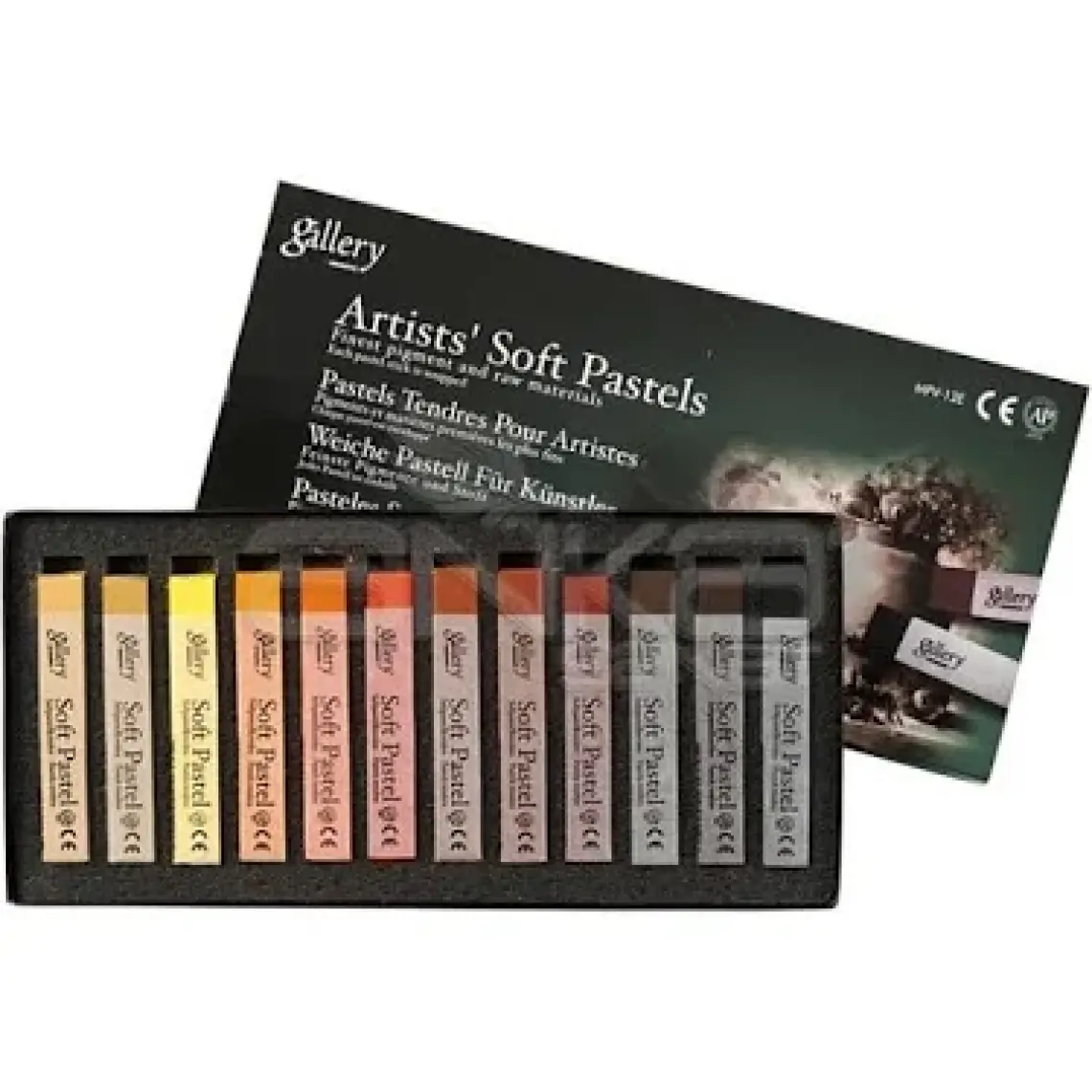 Mungyo Pastel Boya 12 Li Topraklı 1/1 Mpv-12 E