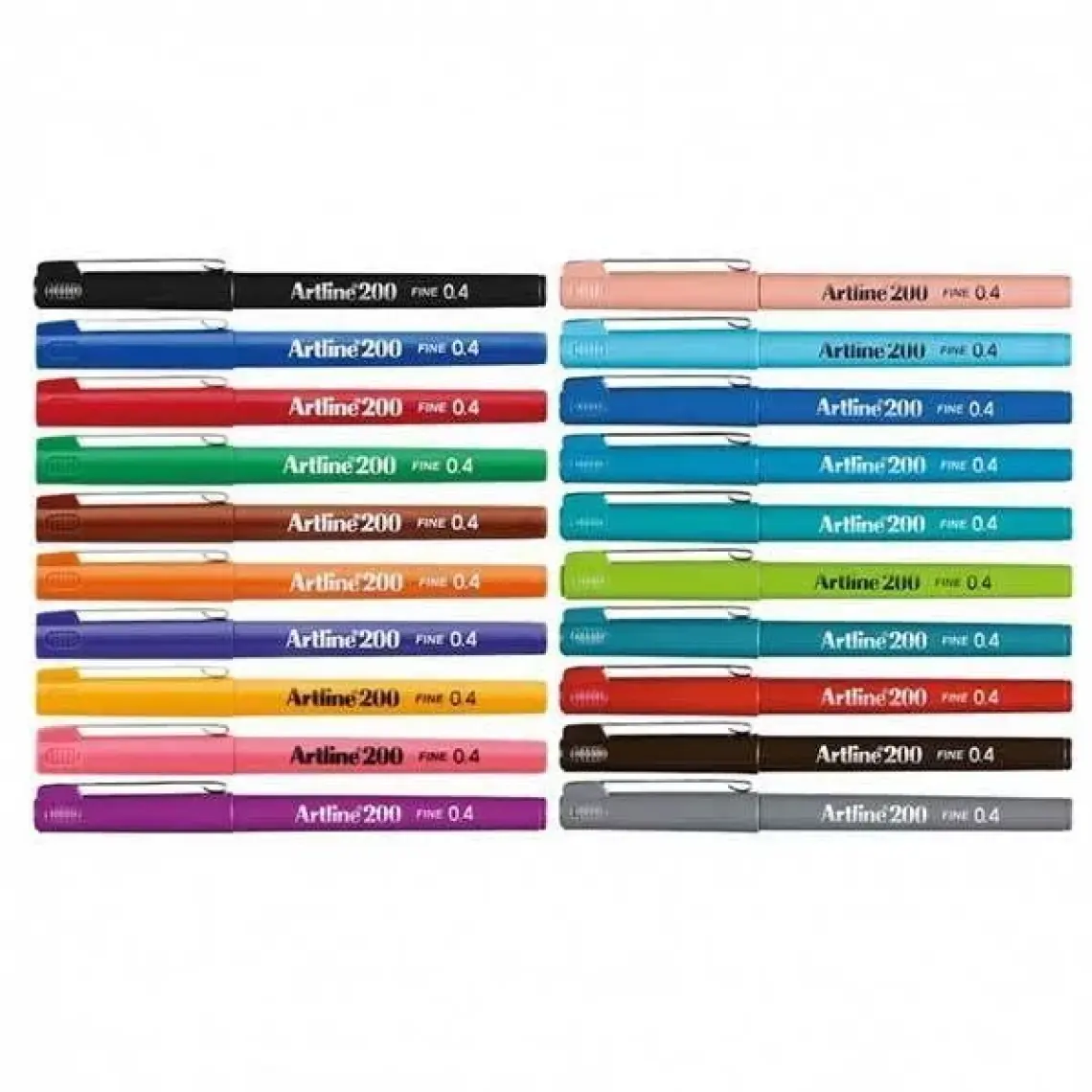 Artline 200 İnce Uçlu (0.4 mm) Yazı Ve Çizim Kalemi Kahve