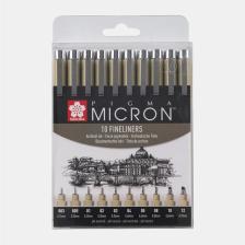Sakura Pigma Micron Set Black 10'lu