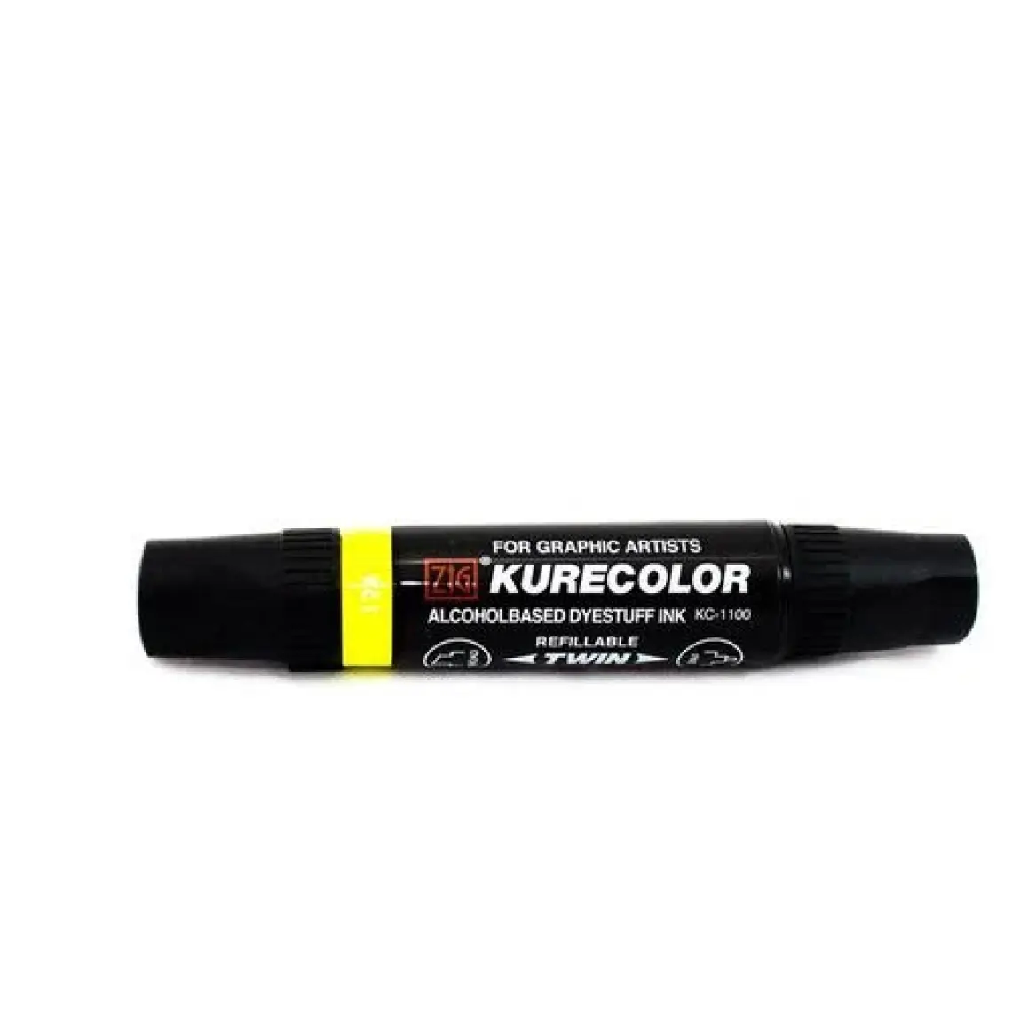 Zig Kurecolor Kc 3000 Twin Marker Yellow Green / N125