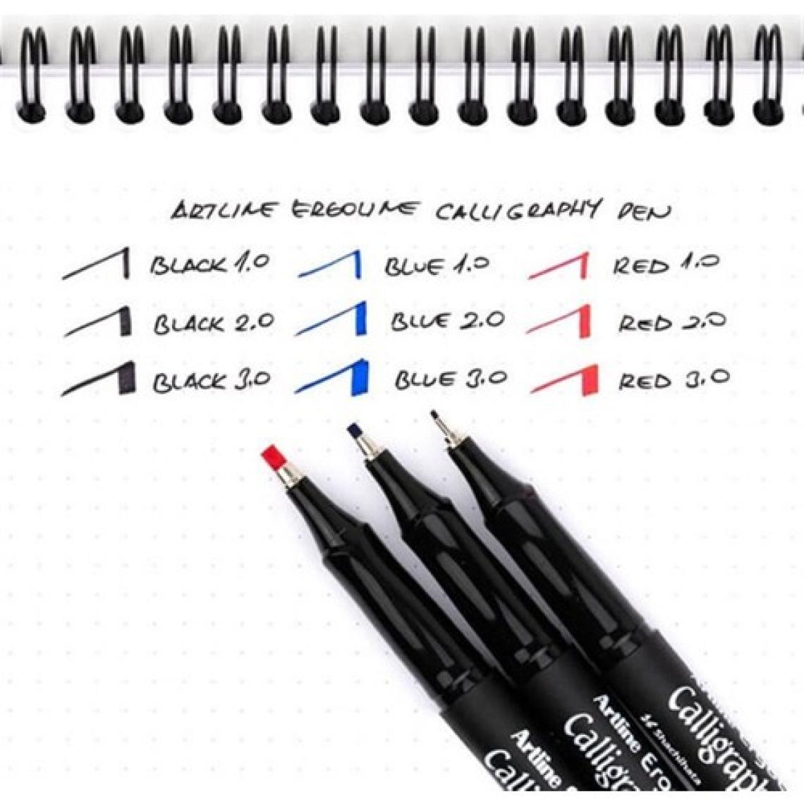 Artline Ergoline Calligraphy Pen 1.0 Kaligrafi Kalemi Kırmızı