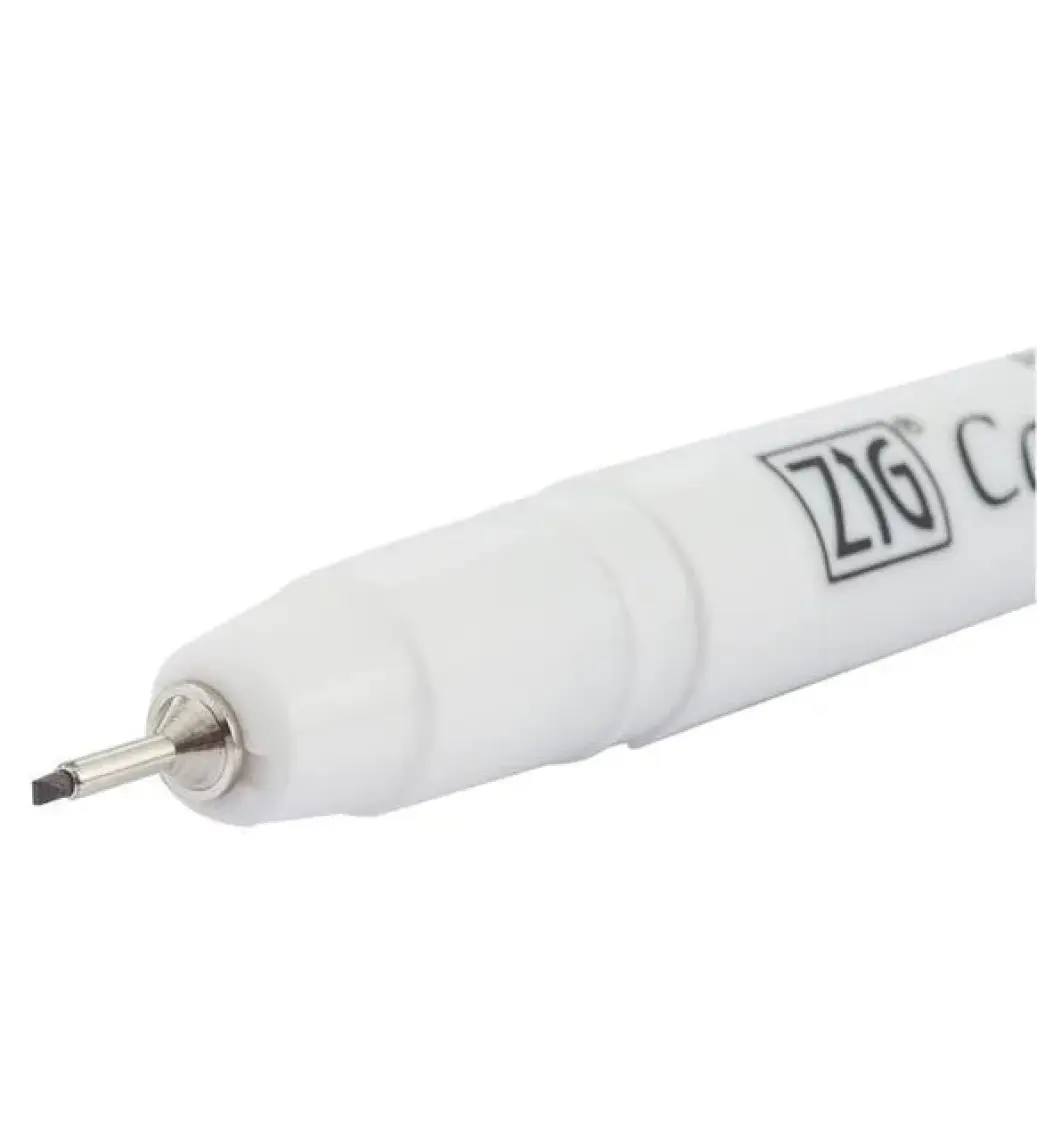Zig PCA-110 Kaligrafi Kalemi Parmanent 1.0 mm Siyah