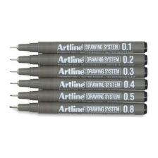 Drawing System Teknik Çizim Kalemi 6'lı Set