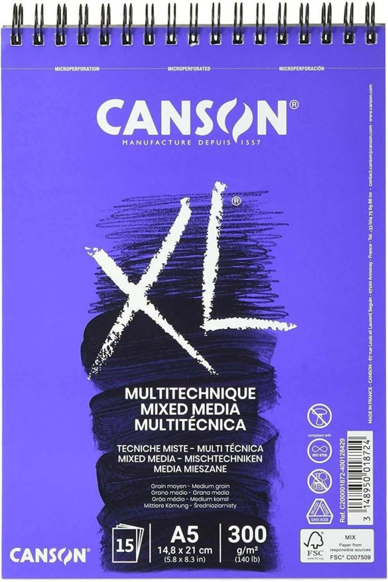 Xl Mix Media A5 300gr 15yp Çok Amaçlı Çizim Blok / 200001872