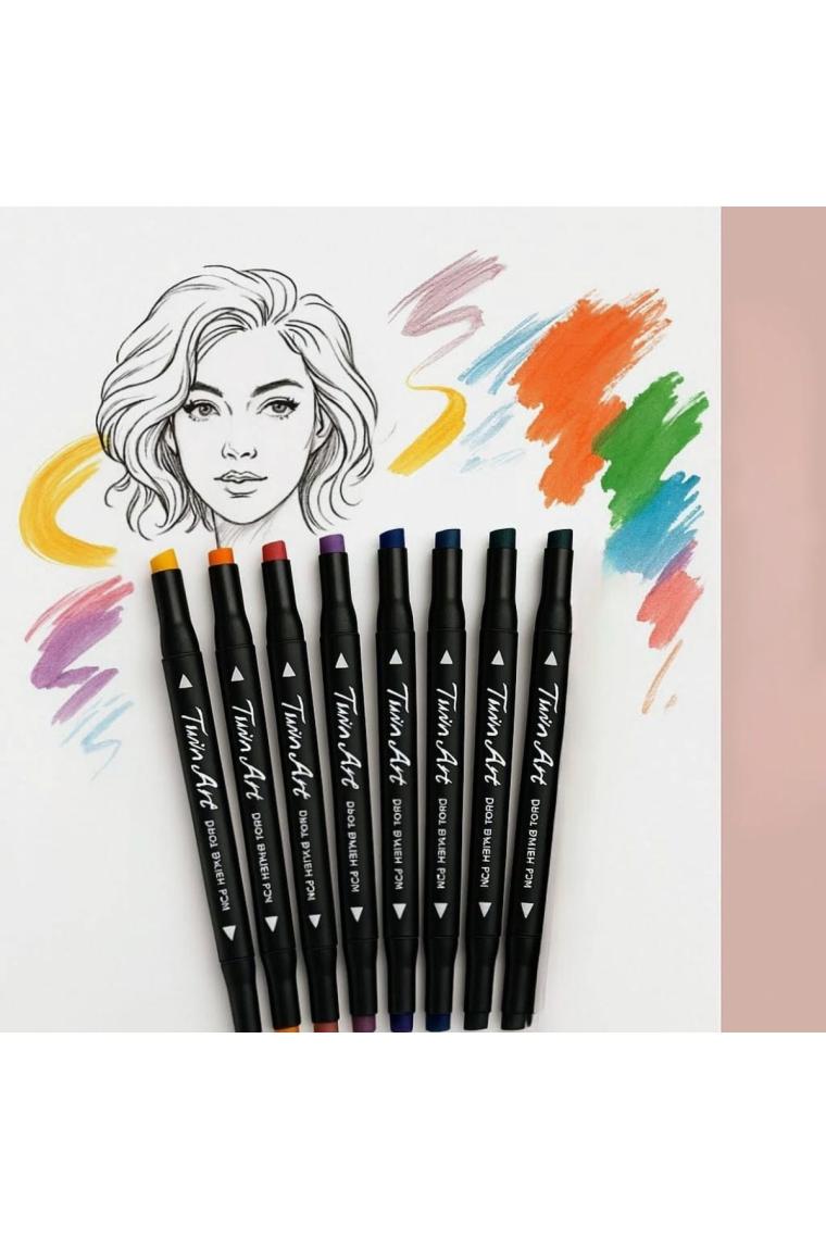 Beyzana 24’lü Profesyonel Marker Boya Kalem Seti
