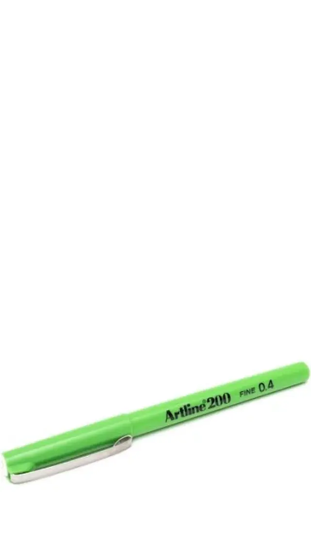Artline 200 İnce Uçlu (0.4 mm) Yazı Ve Çizim Kalemi Fıstık Yeşili