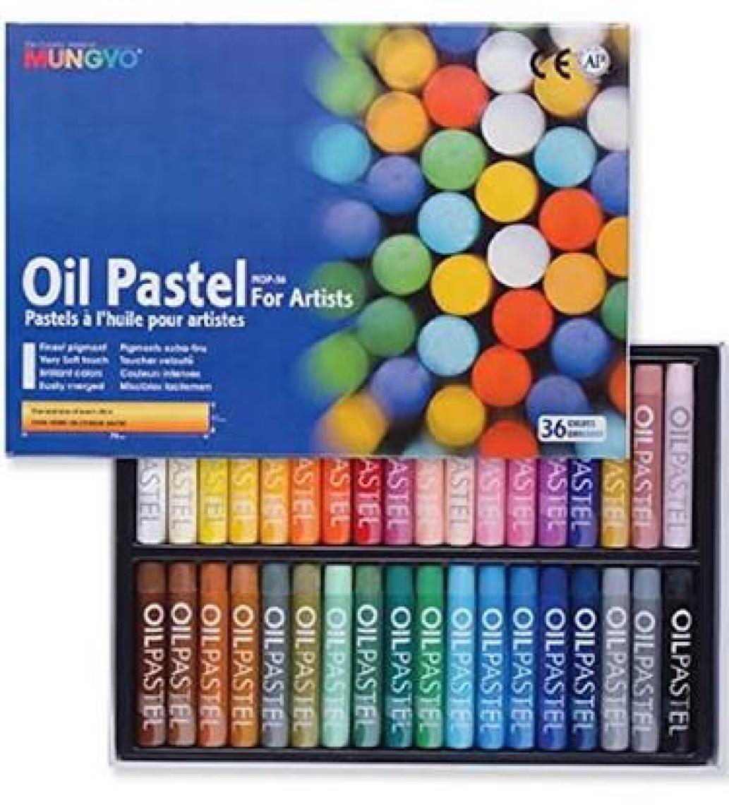 Mungyo MOP-36 Yağlı Pastel Boya, 36 Renk