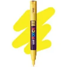Uni Posca Pc-1m Boyama Markörü 0.7 mm Sarı