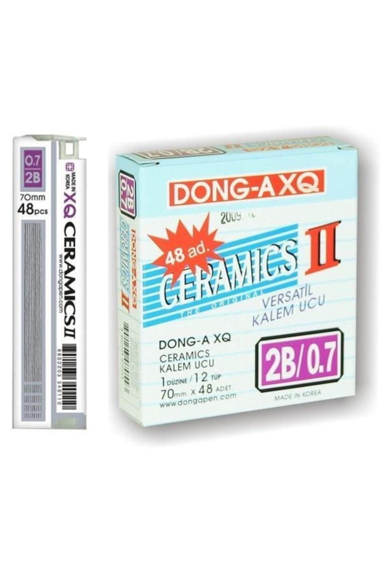 Donga Ceramics 0,7 2b Kurşun Kalem Ucu 70 Mm 48´li Tüp 12´li Kutu