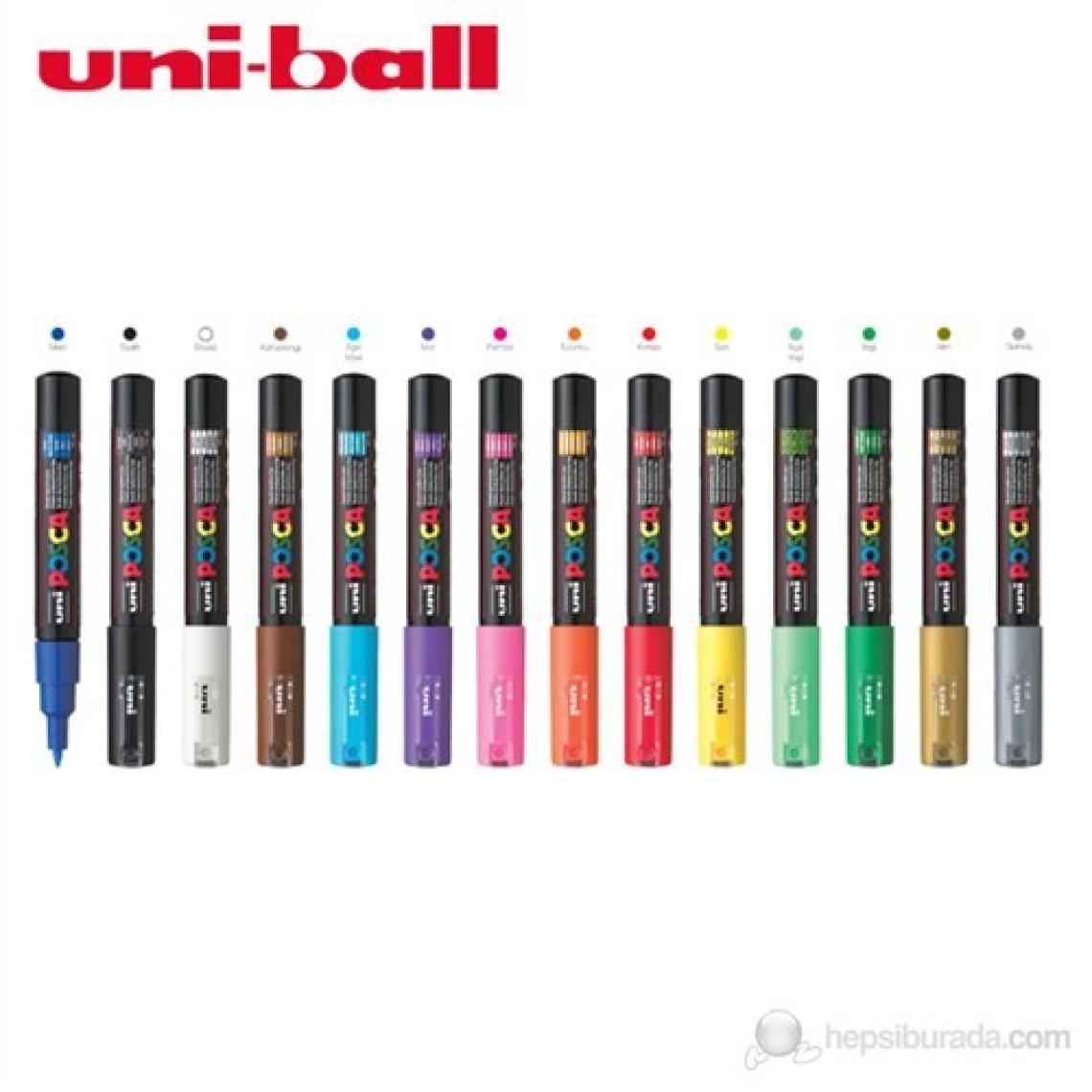 Uni-Ball Posca PC-1M 0.7 mm Kırmızı Boyama Markörü
