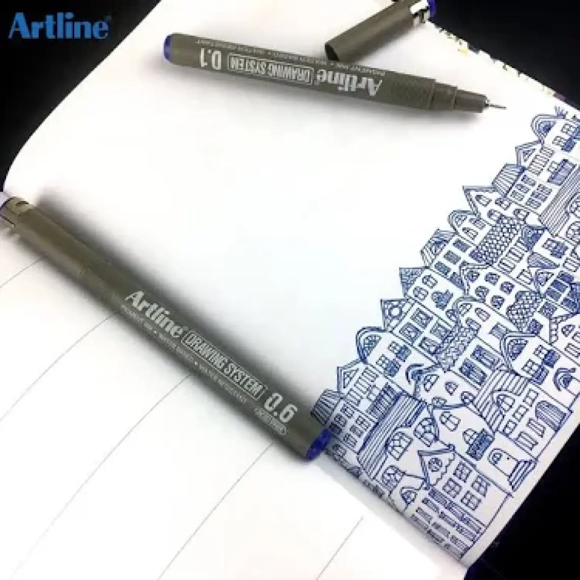 Artline 235 Siyah Çizim Kalemi 0.5