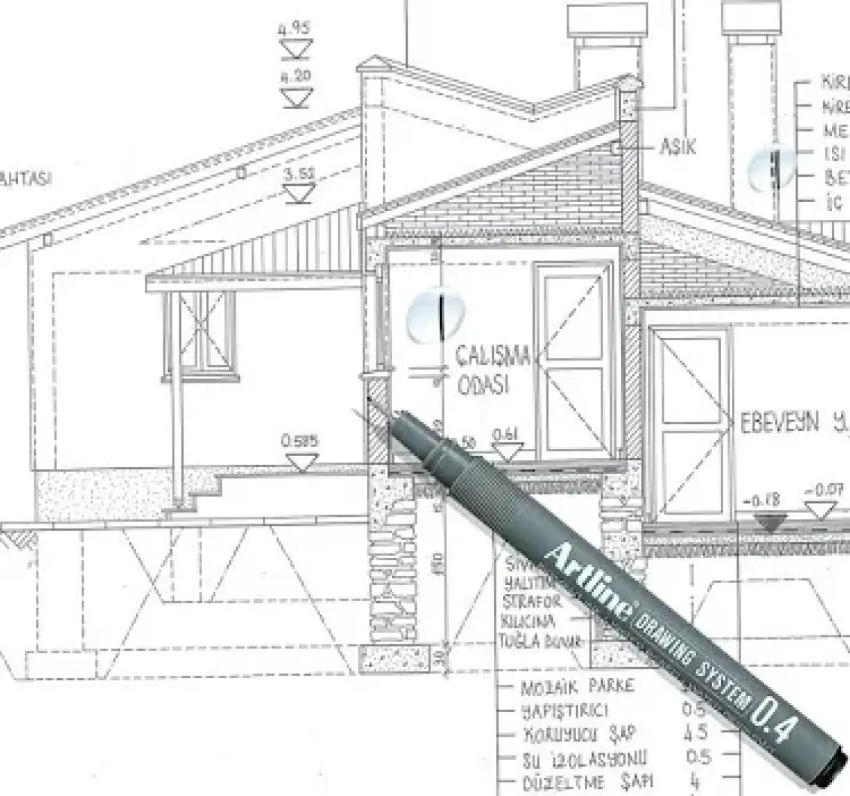 Artline 235 Siyah Çizim Kalemi 0.5