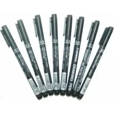 Snowman Calligraphy Pen Yan Kesik Kaligrafi Kalemi  Siyah