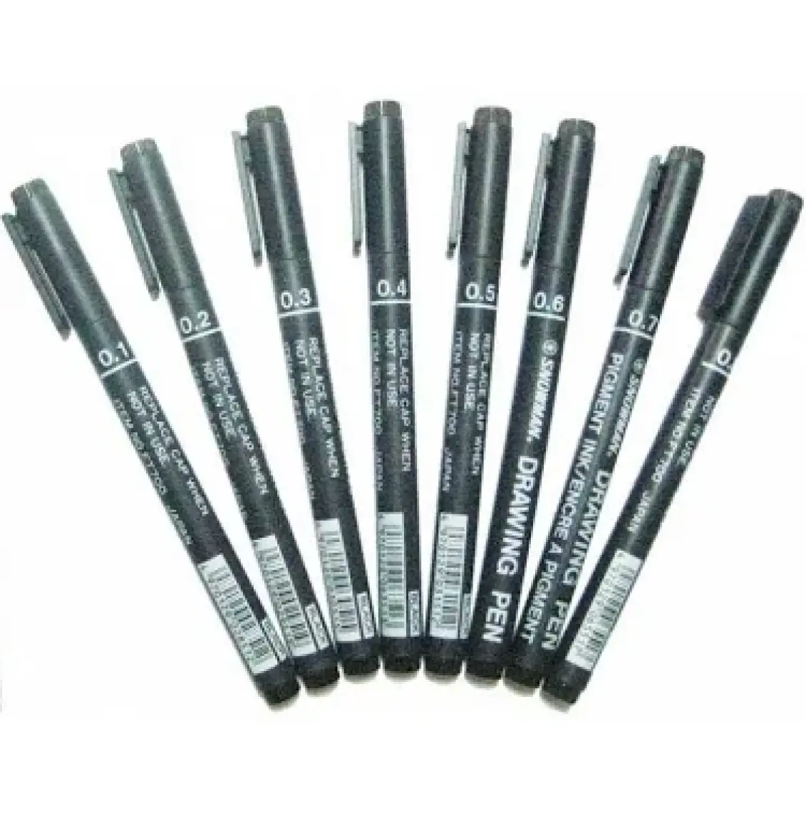 Snowman Calligraphy Pen Yan Kesik Kaligrafi Kalemi  Siyah