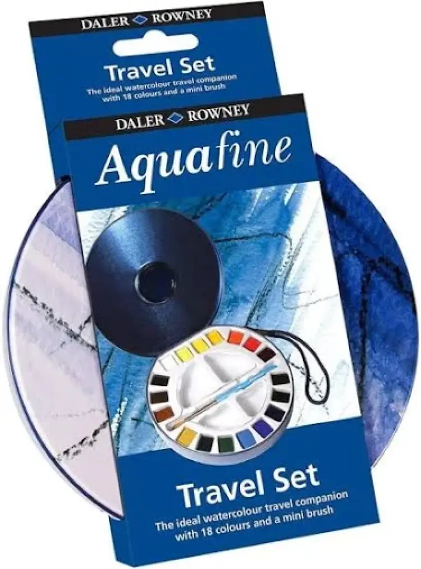 Daler Rowney Aquafine Travel 18'li Set