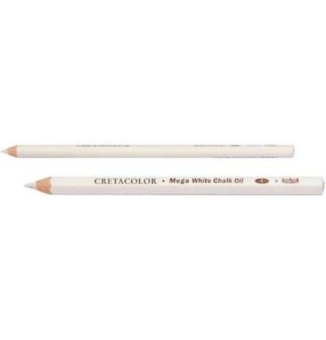 Cretacolor Mega White Pastel Oil Pencil Soft Beyaz Yağlı Tebeşir Kalem 461 68