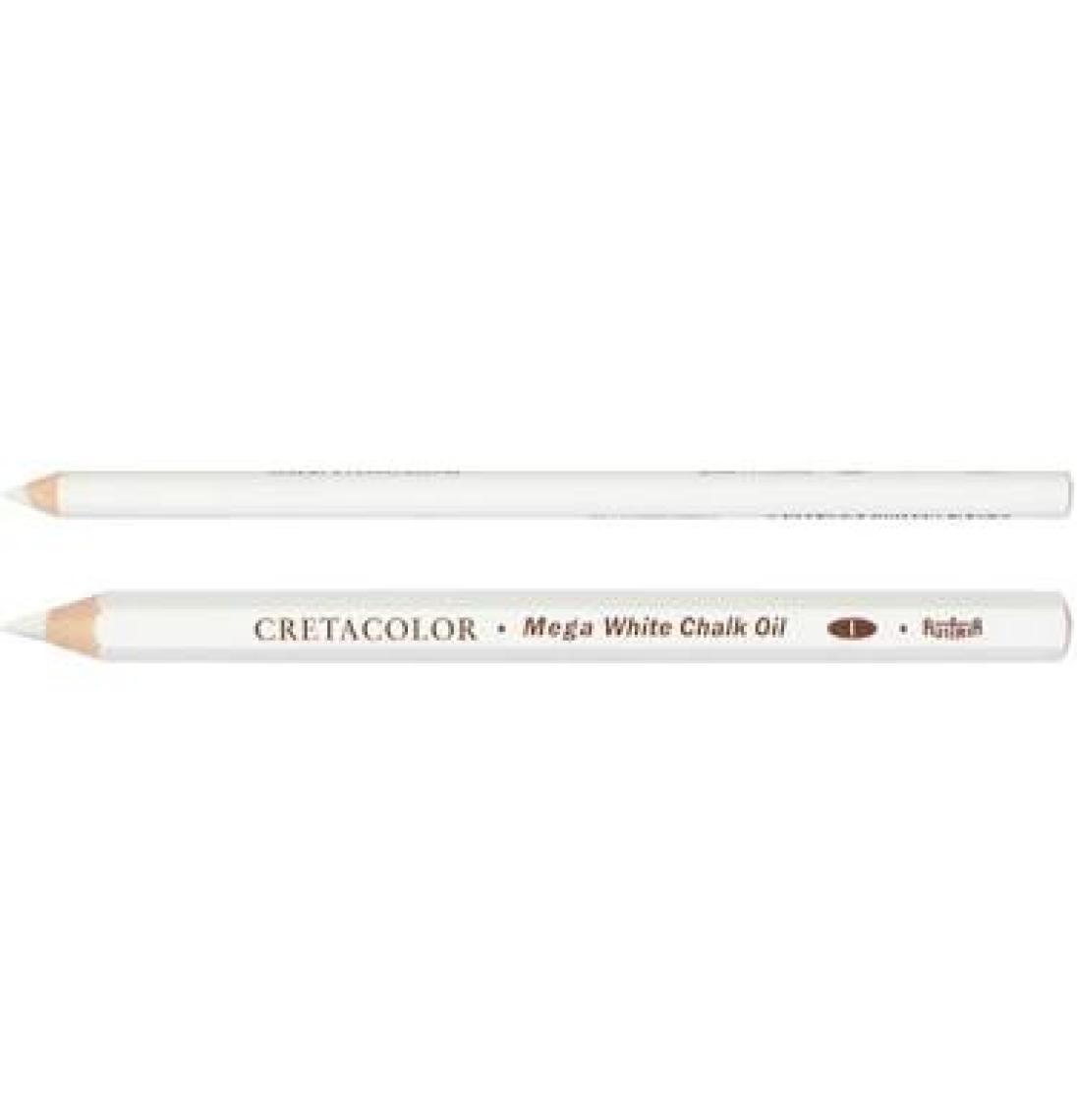 Cretacolor Mega White Pastel Oil Pencil Soft Beyaz Yağlı Tebeşir Kalem 461 68