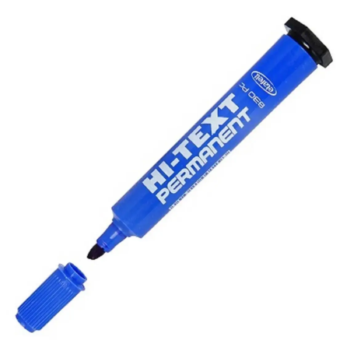 Hi-Text 830PC Kırtasiye Kalem Marker 3,5 x 4,5 mm Mavi